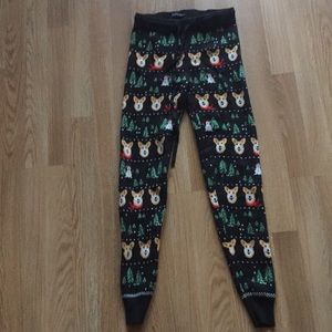 Corgi sweater leggings!